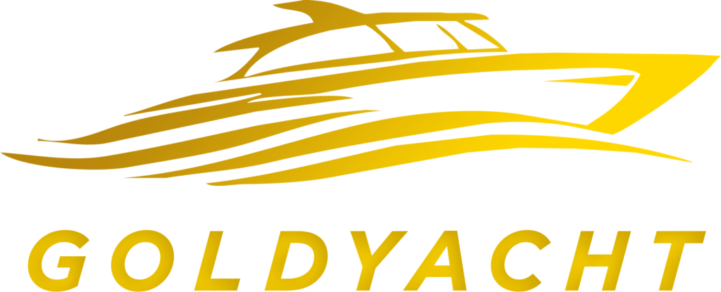 logo goldyacht złote